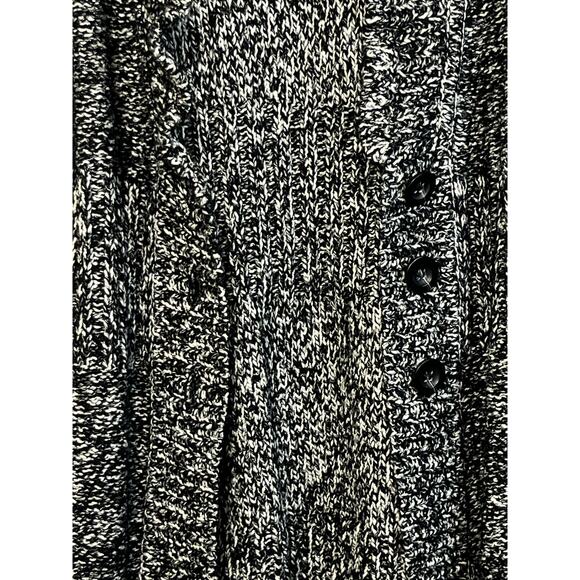 Pendleton Women's Small 3 Button Black White Long Sleeve Cardigan - Picture 6 of 10